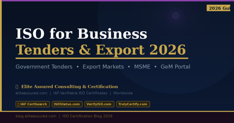 ISO Certification for Small Business and Startups in India