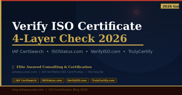 How to Verify ISO Certificate Online — IAF CertSearch Guide
